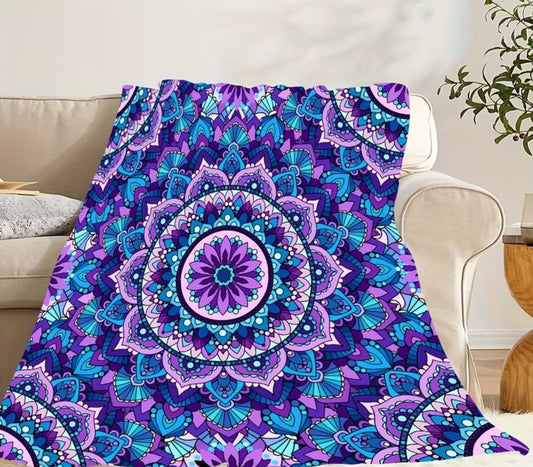 Spiritual blanket Mandela pattern