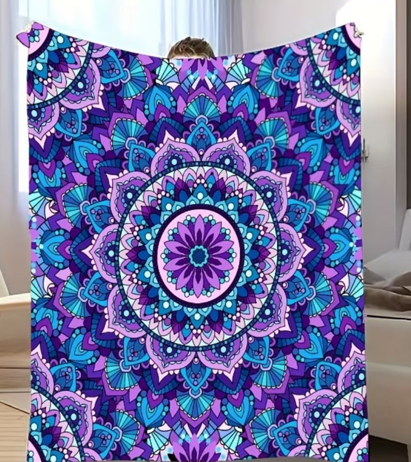 Spiritual blanket Mandela pattern