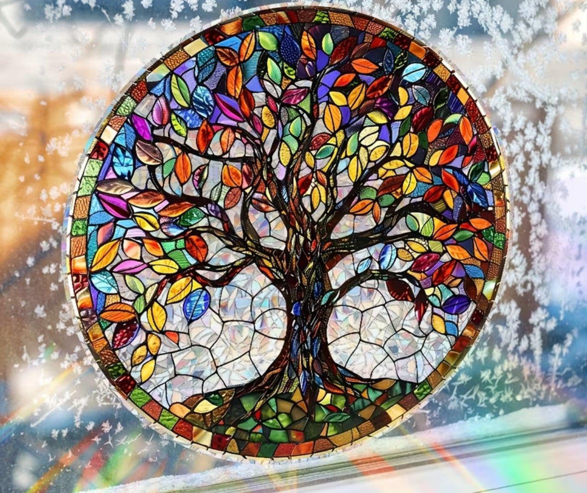 Tree of life window sticker